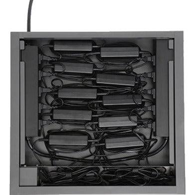 Bretford Cube Micro Tray Portable Device Management Cart Green