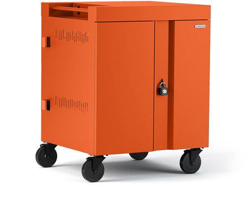 Bretford Cube Portable Device Management Cart Orange
