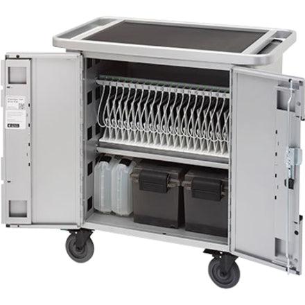 Bretford Hgfn2Bg1 Portable Device Management Cart/Cabinet Platinum