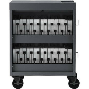 Bretford Pre-wired CUBE Cart TVC36USBC-GRA