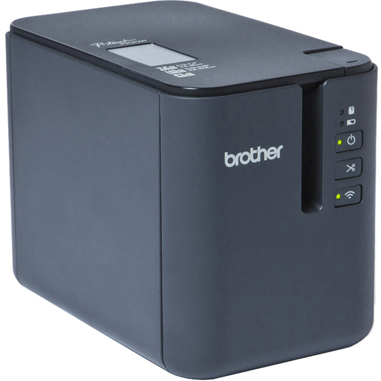 Brother P-touch PT-P900W Desktop Thermal Transfer Printer - Monochrome - Tape Print - USB - Serial - Wireless LAN PTP900W