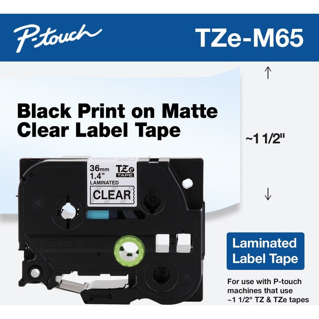Brother P-touch TZe Label Tape TZEM65