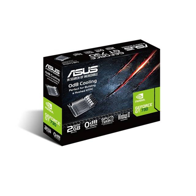 Budget Gaming Graphics Card - ASUS GeForce GT 730 2GB Low Profile | TecISoft GT730-SL-2GD5-BRK