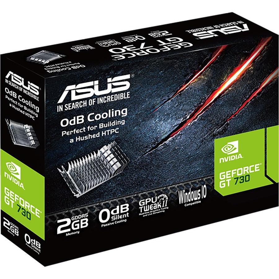 Budget Gaming Graphics Card - ASUS GeForce GT 730 2GB Low Profile | TecISoft GT730-SL-2GD5-BRK