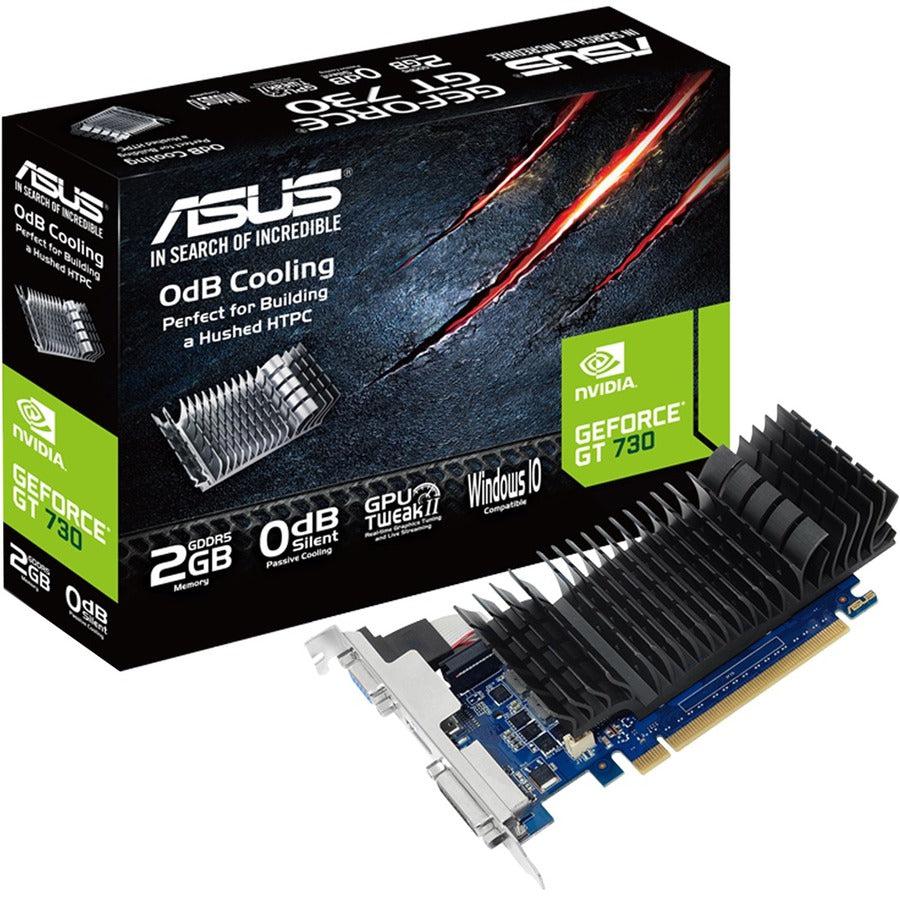 Budget Gaming Graphics Card - ASUS GeForce GT 730 2GB Low Profile | TecISoft GT730-SL-2GD5-BRK