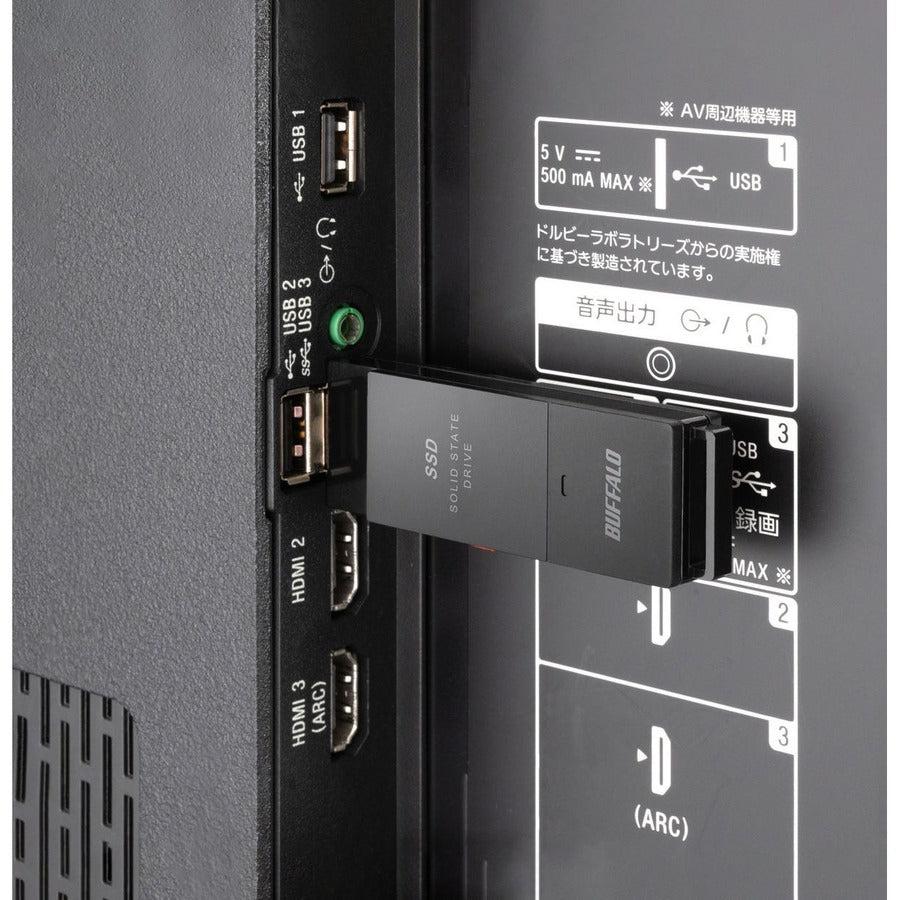 Buffalo Ssd-Put1.0U3B External Solid State Drive 1000 Gb Black