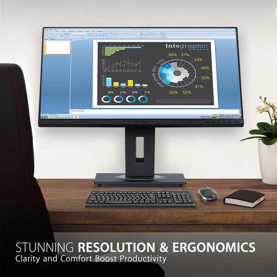 Business Monitor 27 Inch - Advanced Ergonomics with USB-C | ViewSonic VG2755