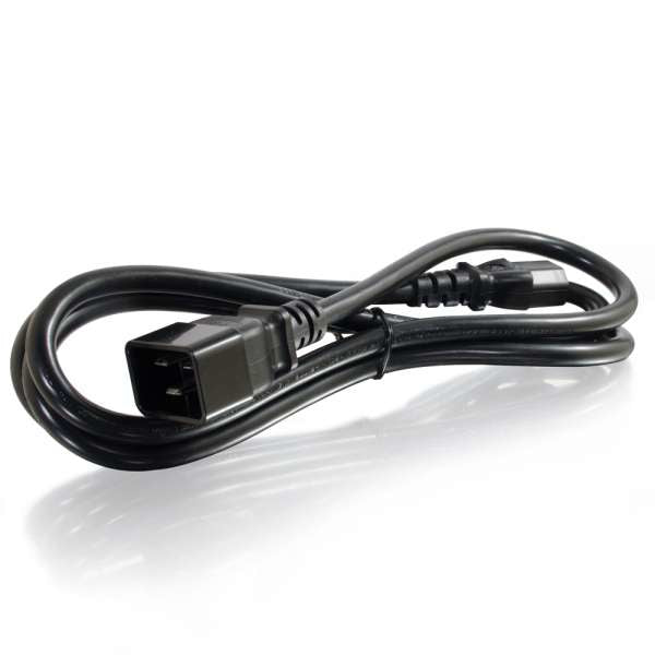 C2G 10349 Power Cable Black 1.83 M C20 Coupler C13 Coupler