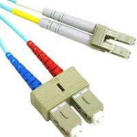 C2G 1M 10Gb Lc/Sc Duplex 50/125 Multimode Fiber Patch Cable Fiber Optic Cable 39.4" (1 M)