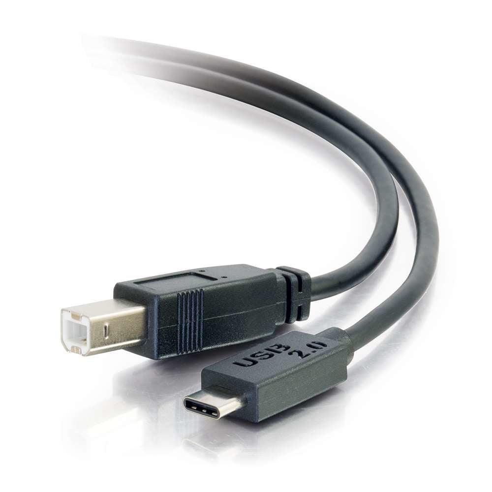 C2G 3Ft, Usb 2.0 Type C, Usb B Usb Cable 0.9144 M Usb C Black