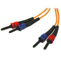 C2G 4M St/St Lszh Duplex 62.5/125 Multimode Fibre Optic Cable Orange