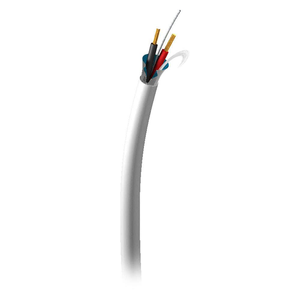 C2G 50Ft 18 Awg Plenum-Rated Bulk Shielded Speaker Wire Audio Cable 15.24 M White