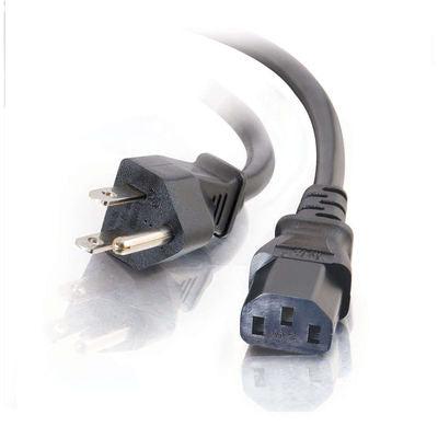 C2G 6Ft Shielded Universal 18 Awg Power Cord Black 1.82 M
