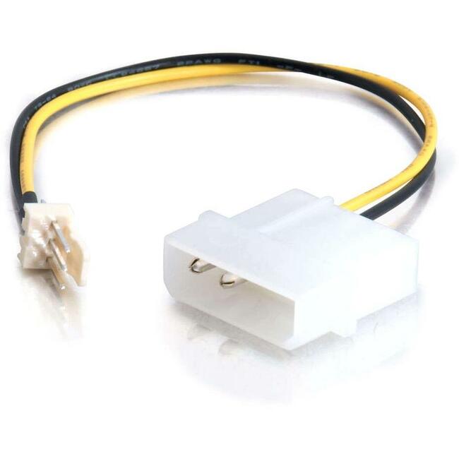 C2G 6In 3-Pin Fan To 4-Pin Power Adapter Cable
