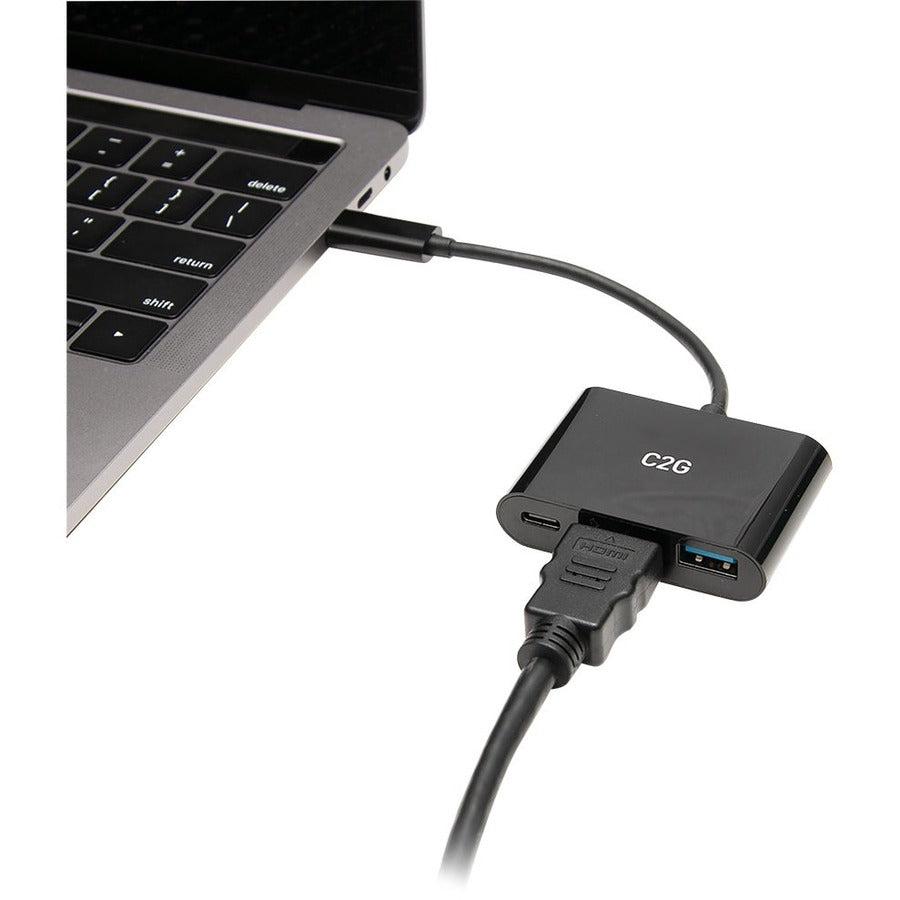 C2G C2G54476 Notebook Dock/Port Replicator Wired Usb 3.2 Gen 1 (3.1 Gen 1) Type-C Black