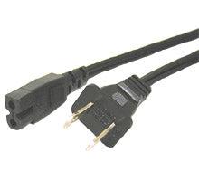 C2G Polarized 2-Slot Power Cord, Black 6Ft 1.83 M