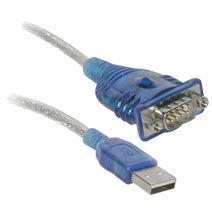 C2G Port Authority Usb Serial Db9 Adapter Cable 18" Serial Cable Blue 0.46 M Usb Type-A