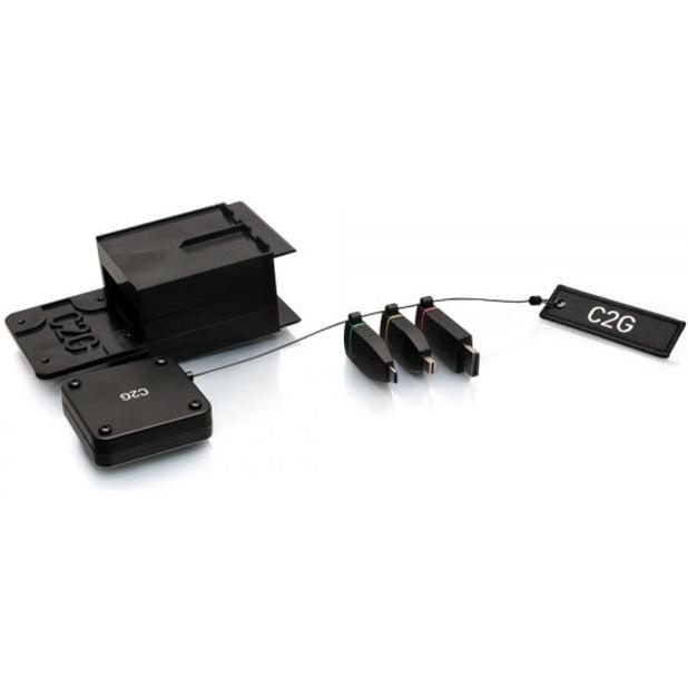 C2G Retractable Hdmi® Adapter Ring Mounting Box For Crestron® Table Boxes