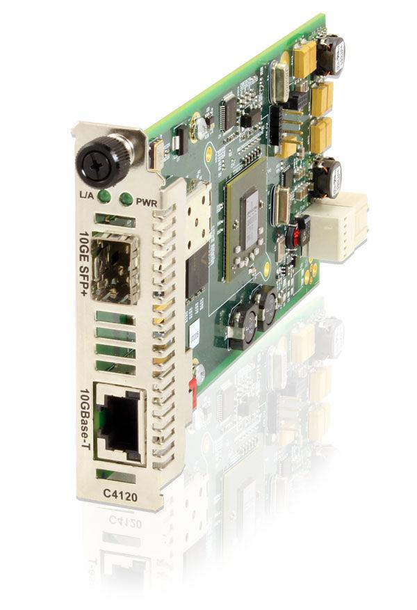 C4120-1048 ION 10GBase-T to SFP+ Media Converter - 10 Gigabit Ethernet Chassis Module | Transition Networks