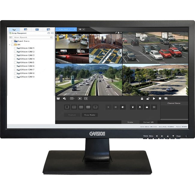 CCTV Security Monitor 18.5″ Commercial Grade - 24/7 Surveillance Display | GVision C19BD-A6-4000