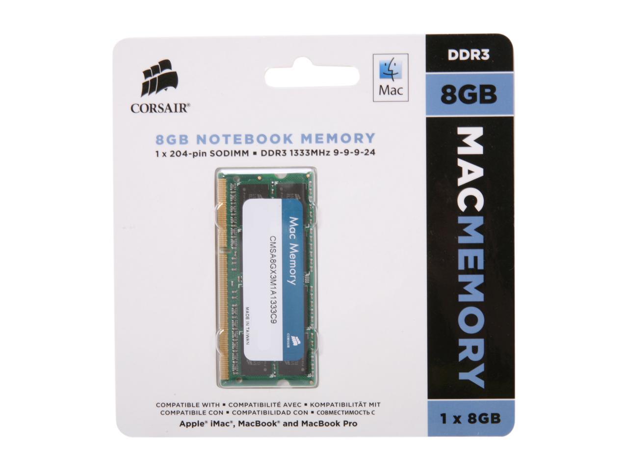 Corsair 16Gb (2 X 8Gb) Ddr3 1333 (Pc3 10600) Memory For Apple Model Cmsa16Gx3M2A1333C9