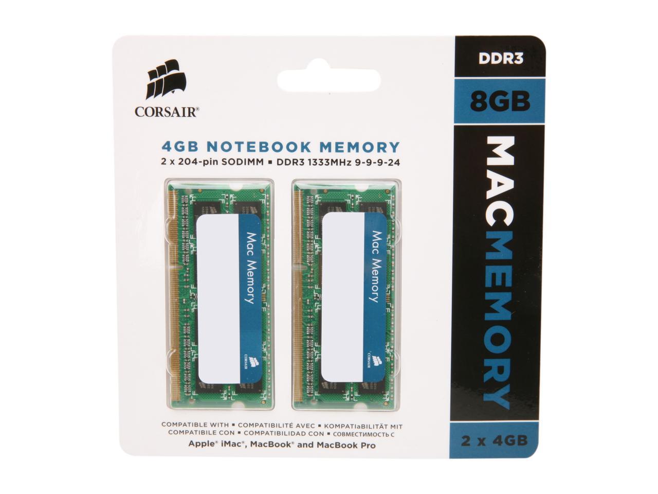 Corsair 16Gb (2 X 8Gb) Ddr3 1333 (Pc3 10600) Memory For Apple Model Cmsa16Gx3M2A1333C9