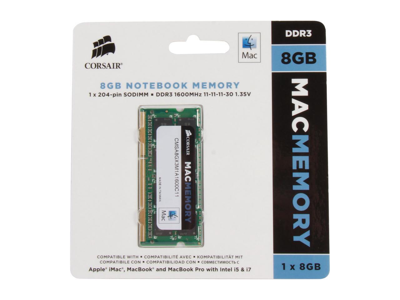 Corsair 16Gb (2 X 8Gb) Ddr3 1600 (Pc3 12800) Memory For Apple Model Cmsa16Gx3M2A1600C11