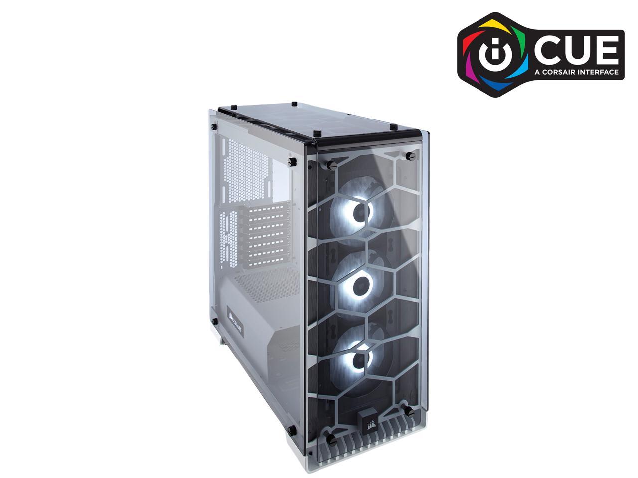 Corsair Crystal Series 570X Rgb Mirror Black Tempered Glass, Premium Atx Mid Tower Case