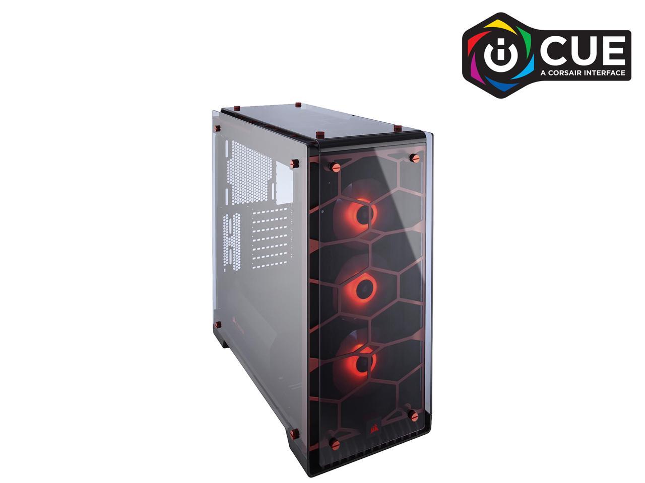 Corsair Crystal Series 570X Rgb Mirror Black Tempered Glass, Premium Atx Mid Tower Case