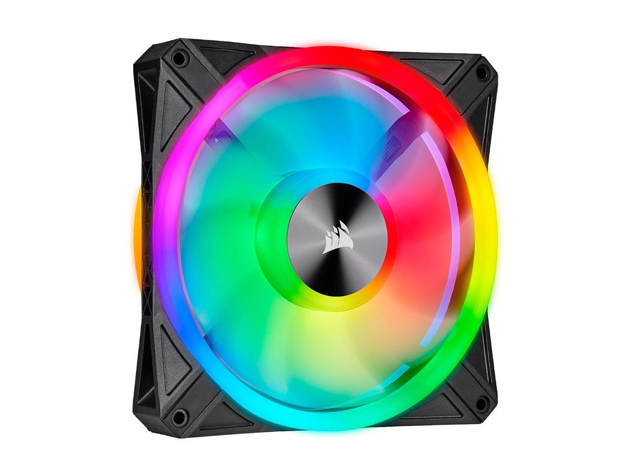 Corsair Ql Series, Icue Ql140 Rgb, 140Mm Rgb Led Fan, Single Pack, Co-9050099-Ww