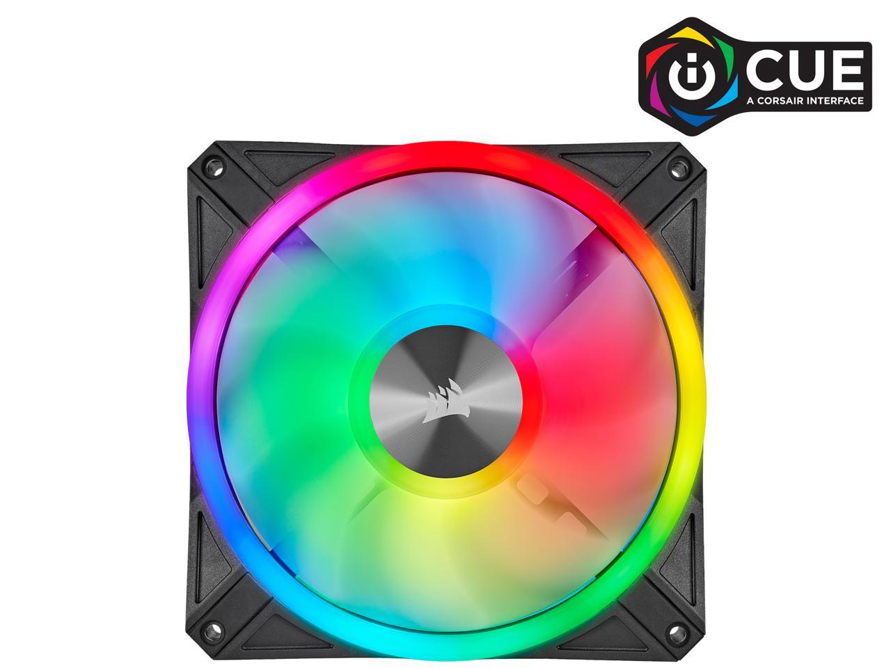 Corsair Ql Series, Icue Ql140 Rgb, 140Mm Rgb Led Fan, Single Pack, Co-9050099-Ww