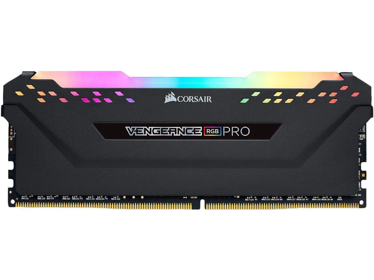 Corsair Vengeance Rgb Pro 16Gb (2 X 8Gb) 288-Pin Ddr4 Dram Ddr4 3200 (Pc4 25600) Desktop Memory Model Cmw16Gx4M2C3200C16W