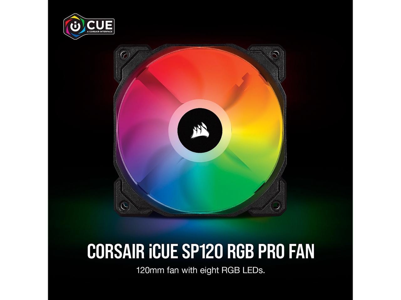 Corsair Icue Sp120 Rgb Pro Performance 120Mm Fan - Co-9050093-Ww