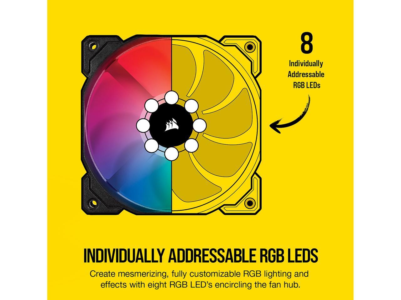 Corsair Icue Sp120 Rgb Pro Performance 120Mm Fan - Co-9050093-Ww