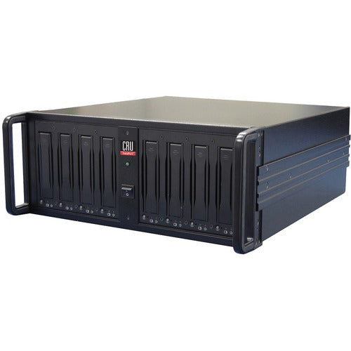 CRU RAX845DC-XJ Hard Drive Carrier Frame - Mini-SAS Host Interface - 4U Rack-mountable - Black 41410-1199-0000
