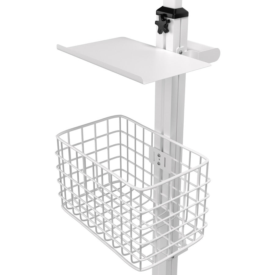 CTA Digital Medical Mobile Floor Stand with Small Enclosure PAD-MFSPS