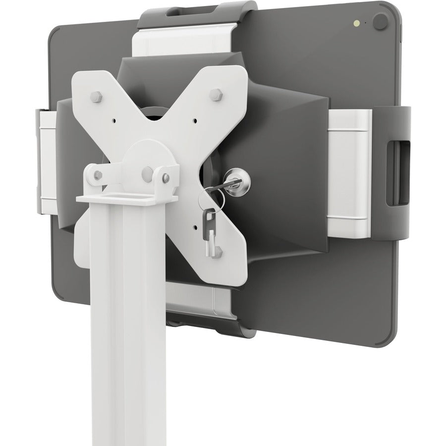 CTA Digital Medical Mobile Floor Stand with VESA Tablet Security Holder PAD-MFSV