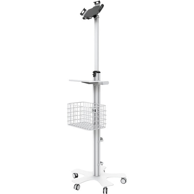 CTA Digital Medical Mobile Floor Stand with VESA Tablet Security Holder PAD-MFSV