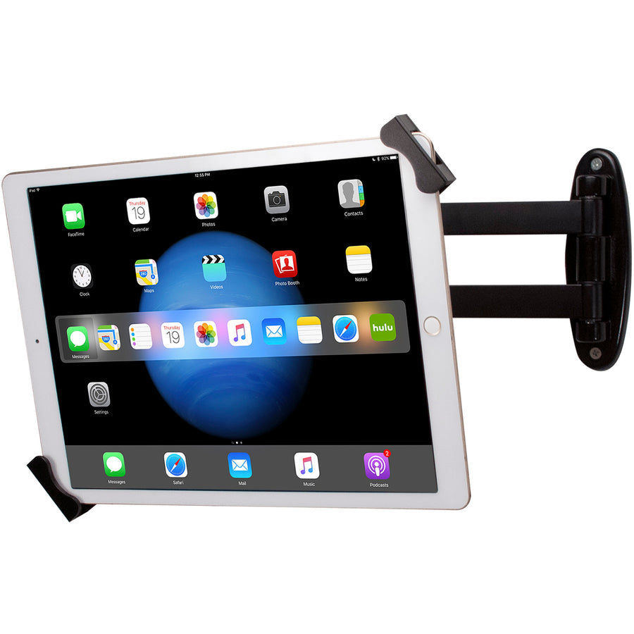 CTA Digital PAD-ASWM Wall Mount for Tablet PC, iPad mini, iPad Air, iPad Pro - Black