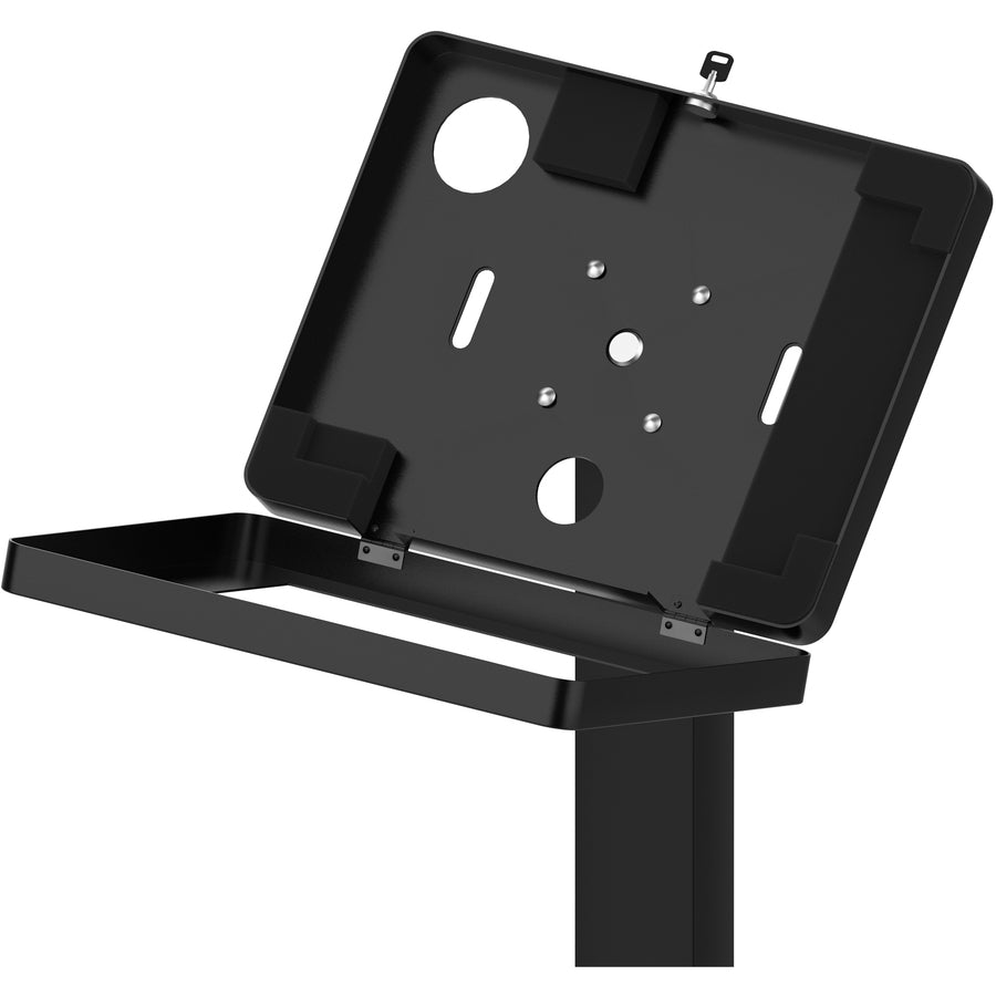 CTA Digital Premium Thin Floor Stand & Security Enclosure for iPad 10.9 & More" PAD-CHKB