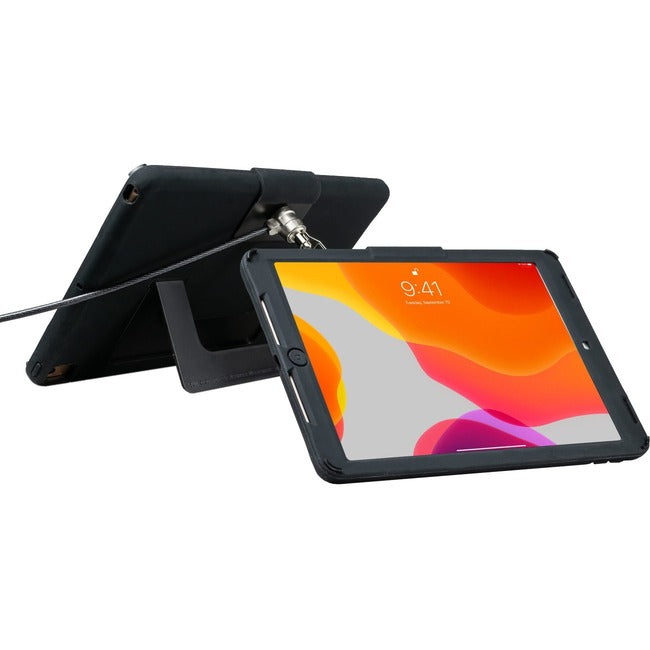 CTA Digital Security Case with Kickstand and Anti-Theft Cable for iPad 10.2 7th/ 8th/ 9th Gen PAD-SCKT10