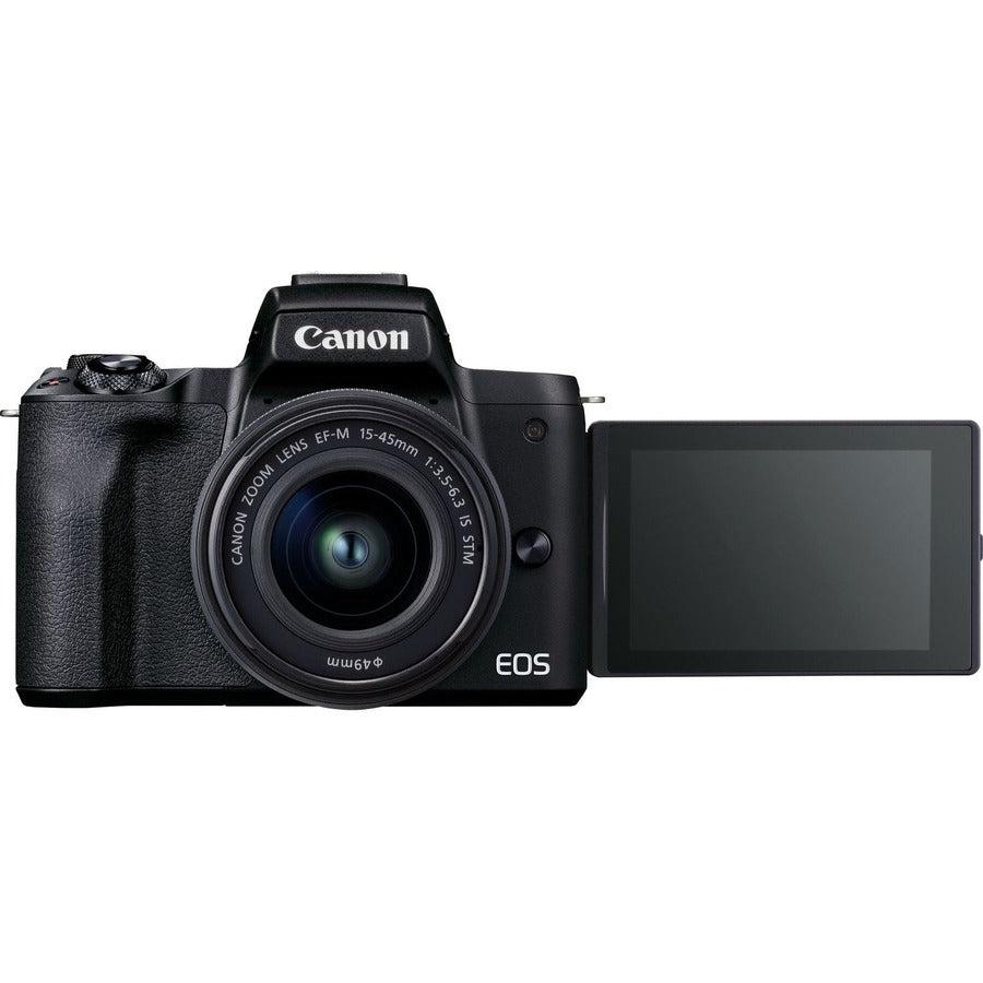 Canon Eos M50 Mark Ii + Ef-M 15-45Mm Is Stm Milc 24.1 Mp Cmos 6000 X 4000 Pixels Black