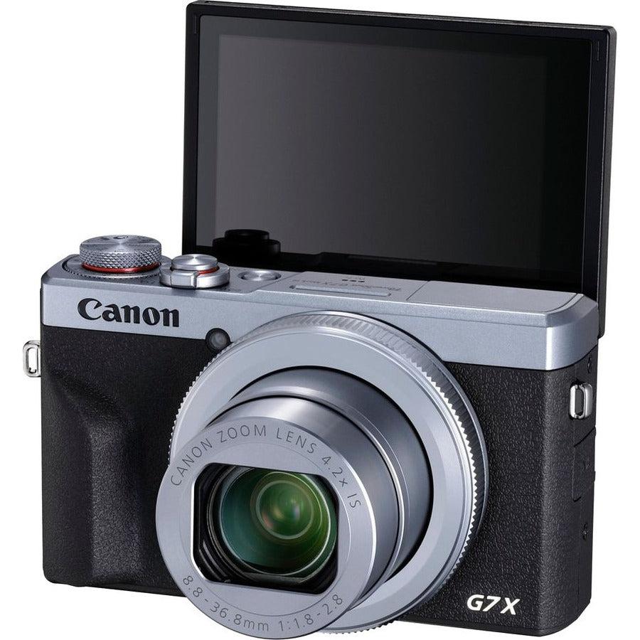 Canon PowerShot G7 X Mark III 20.1 Megapixel Compact Camera - Silver 3638C001