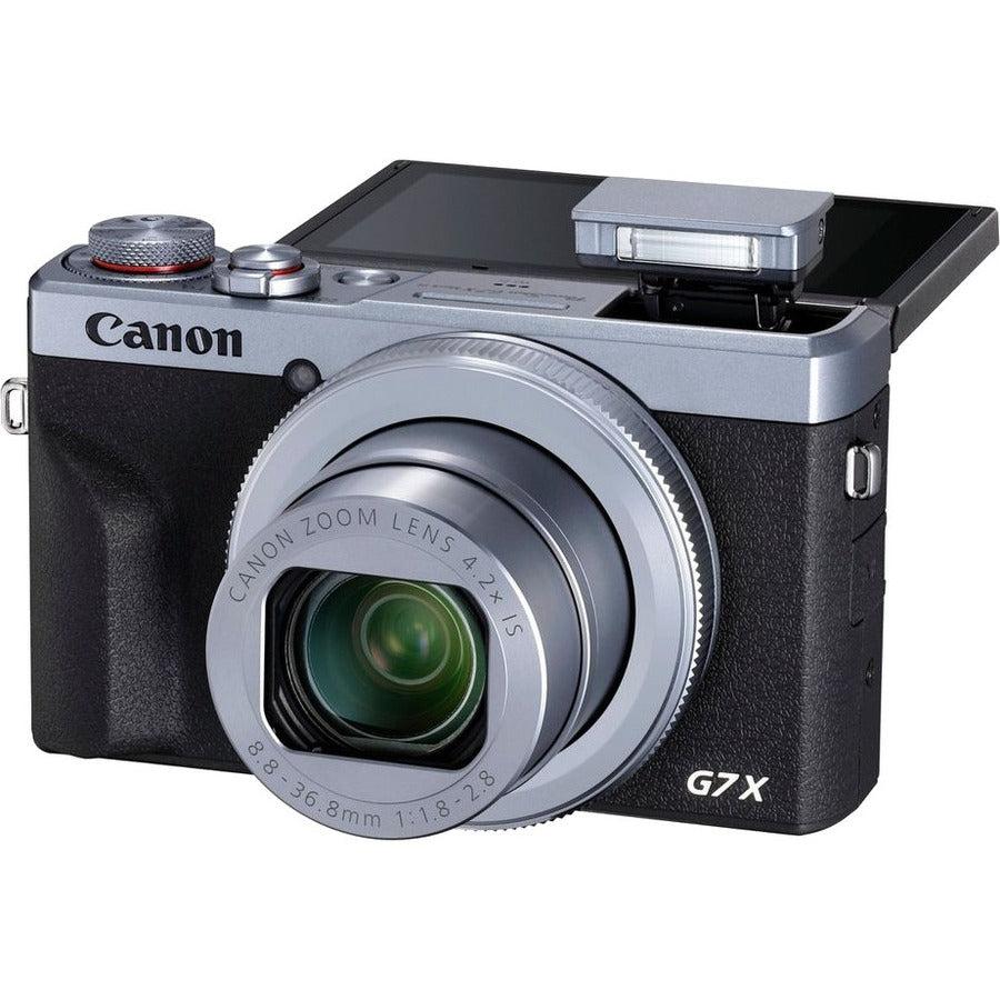 Canon PowerShot G7 X Mark III 20.1 Megapixel Compact Camera - Silver 3638C001