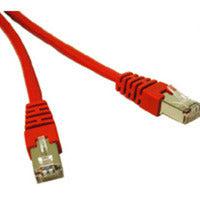 Cat5e Shielded STP Ethernet Cable 75ft - EMI RFI Protection Network Patch Cable Red | C2G 28702