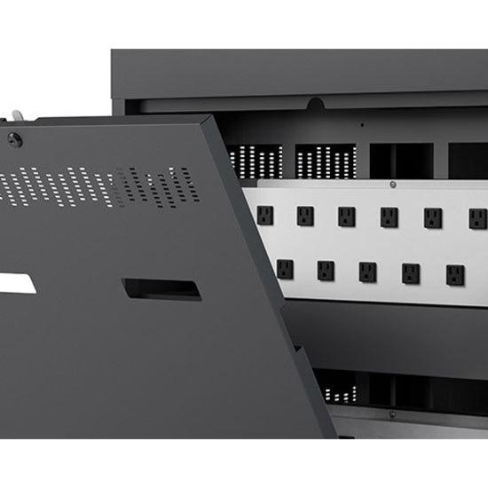 Charging Cart CUBE 36 Devices - Mobile Classroom Storage | TechSoft TVC36PAC-ORC