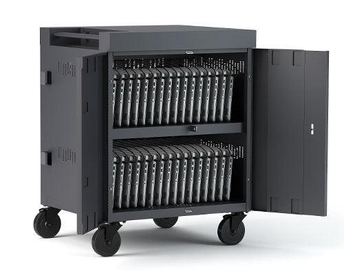 Charging Cart Mobile Device Storage - Cube Cart for Chromebooks Laptops | Bretford TVC32PAC TVC32PAC-CK