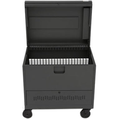 Charging Cart Toploader - CUBE Toploader 40-Device Mobile Cart | TecisoftUSA TVTL40PAC-SKY