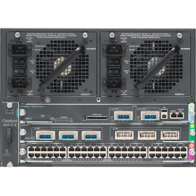 Chassis Switch - Cisco Catalyst 4503-E Enterprise Modular Switch | Cisco WS-C4503-E=