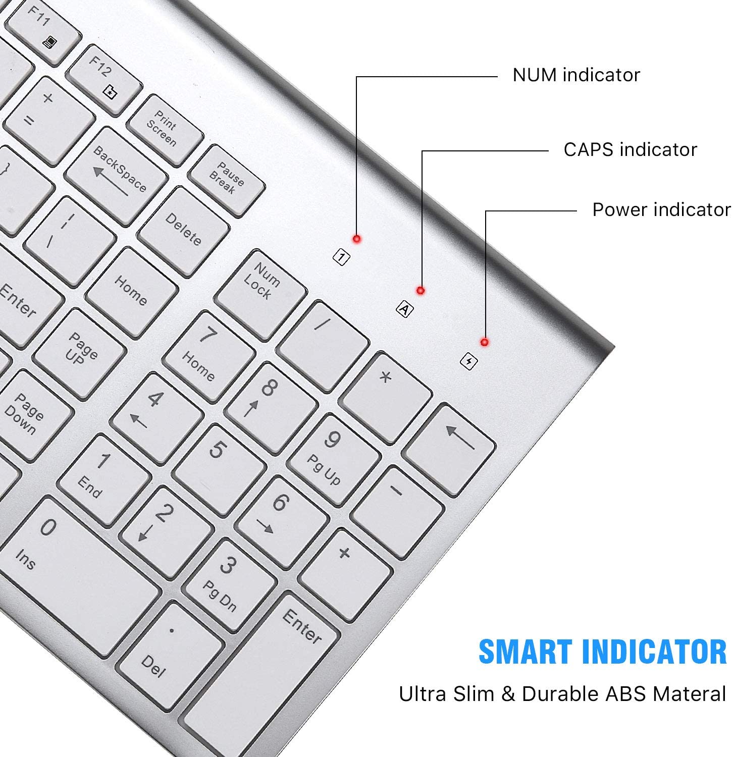 Cimetech Ultra Slim Wireless Keyboard And Mouse Combo 2.4G